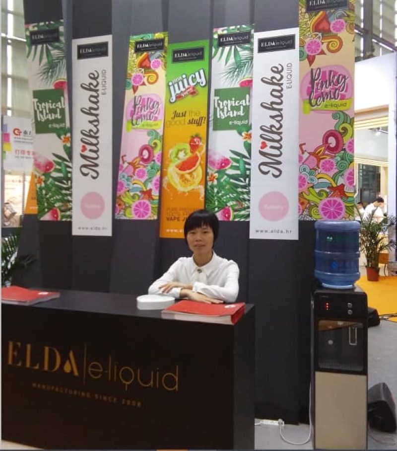 IECIE Shenzhen eCig Expo Booth Interpreter